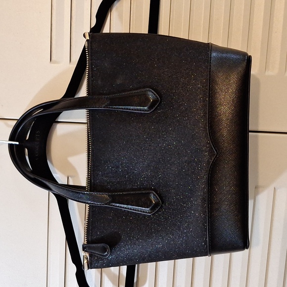 Kate Spade Lola Black Glitter Tote Bag - Picture 2 of 7